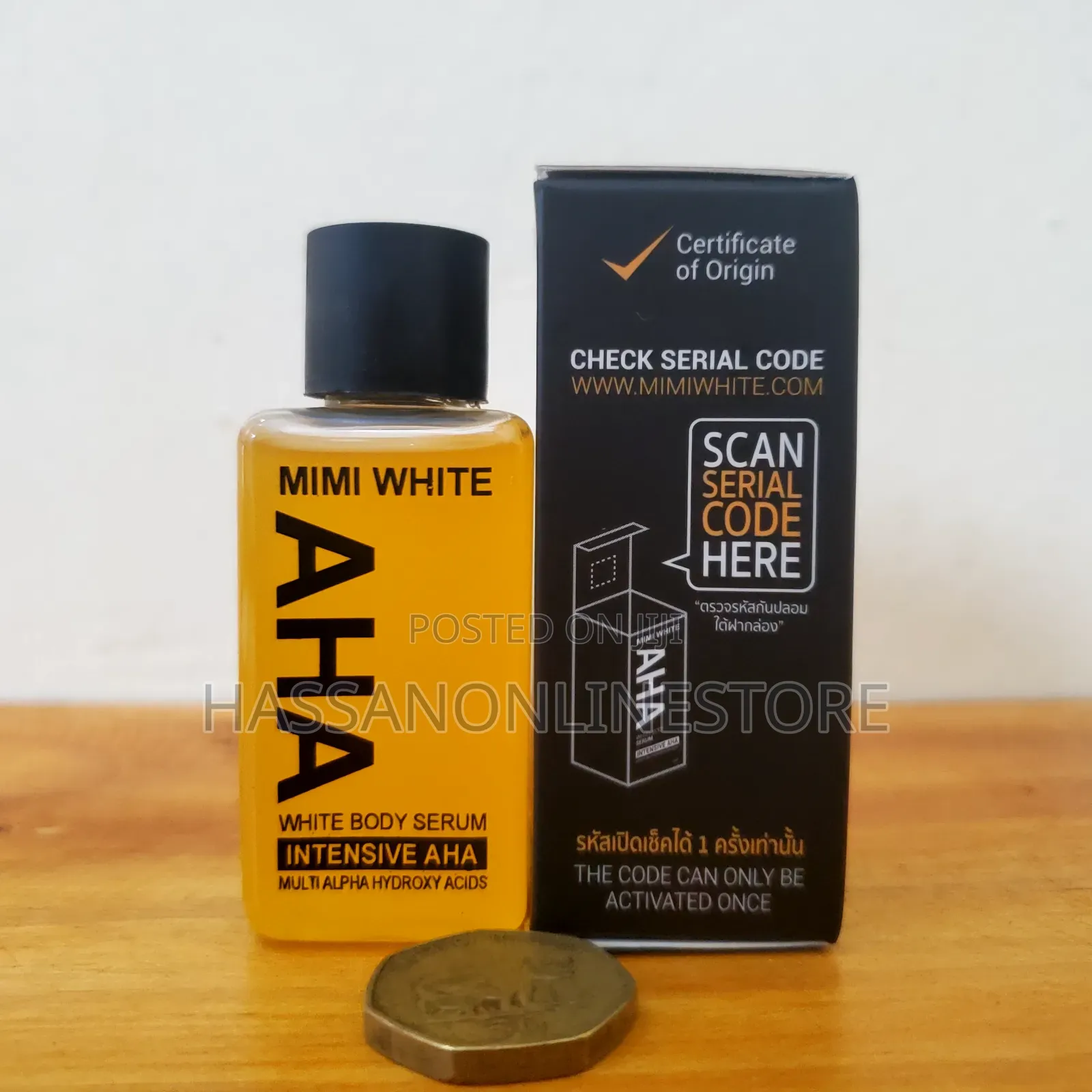 Mimi White White Body Serum Intensive AHA Body Serum - 30ml