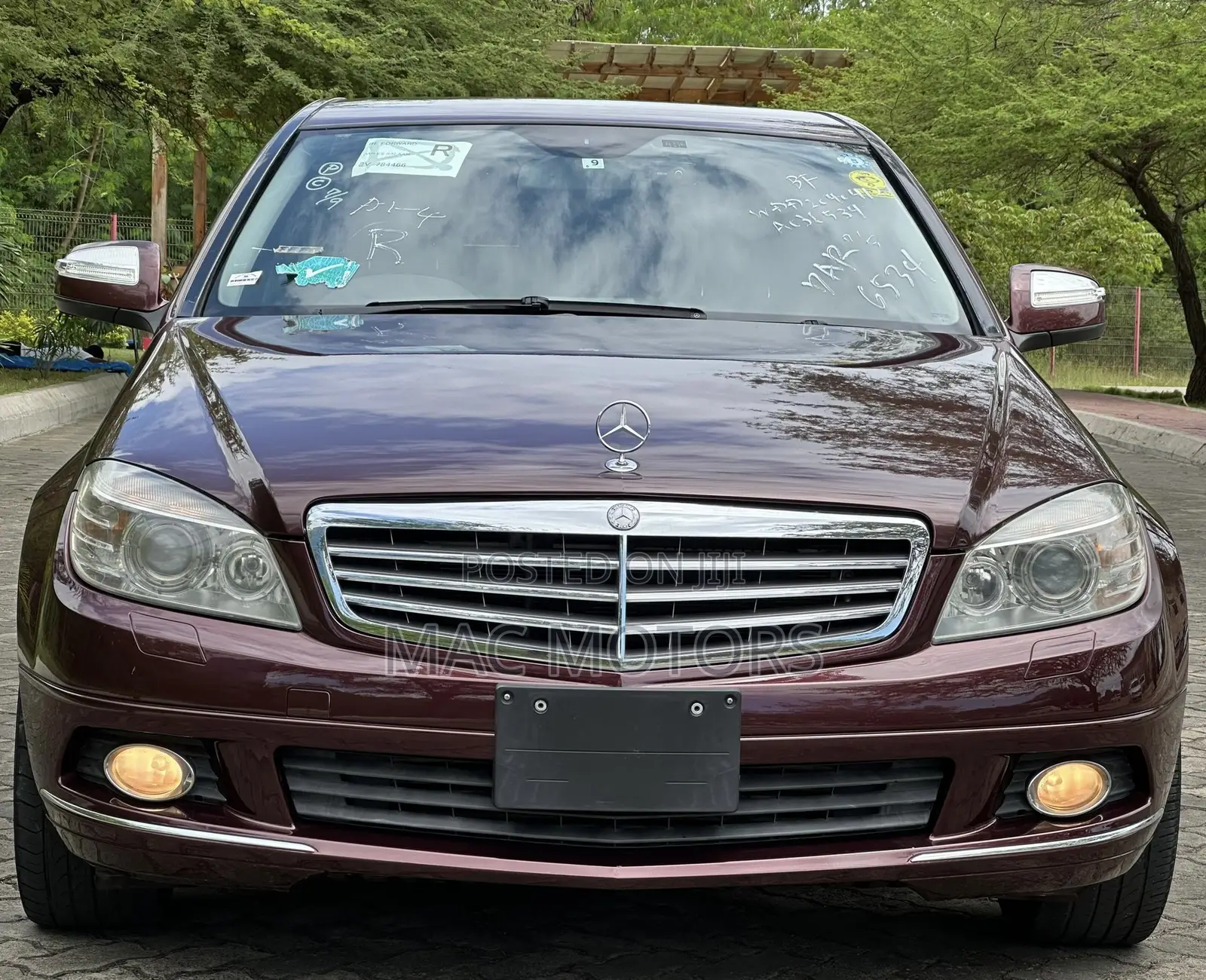 Mercedes-Benz C200 2007 Burgundy