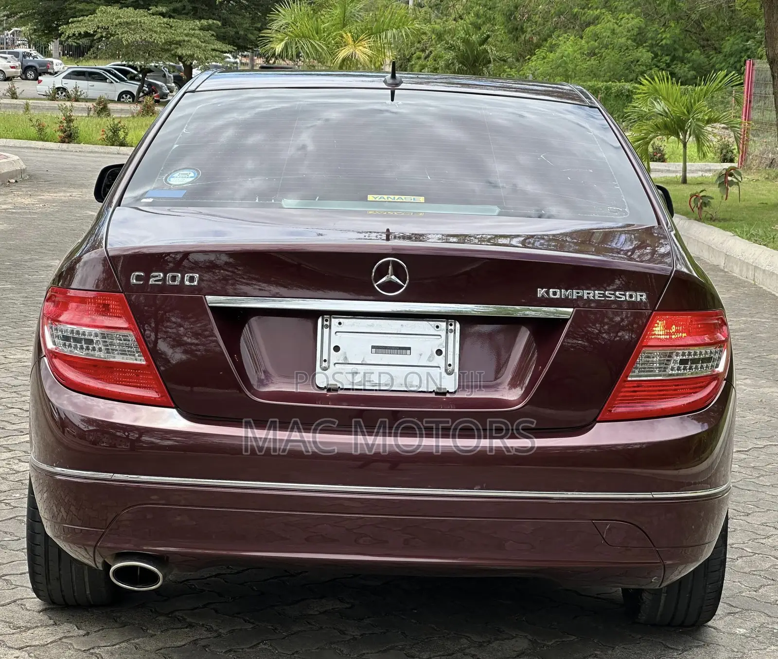 Mercedes-Benz C200 2007 Burgundy