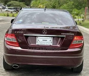 Mercedes-Benz C200 2007 Burgundy