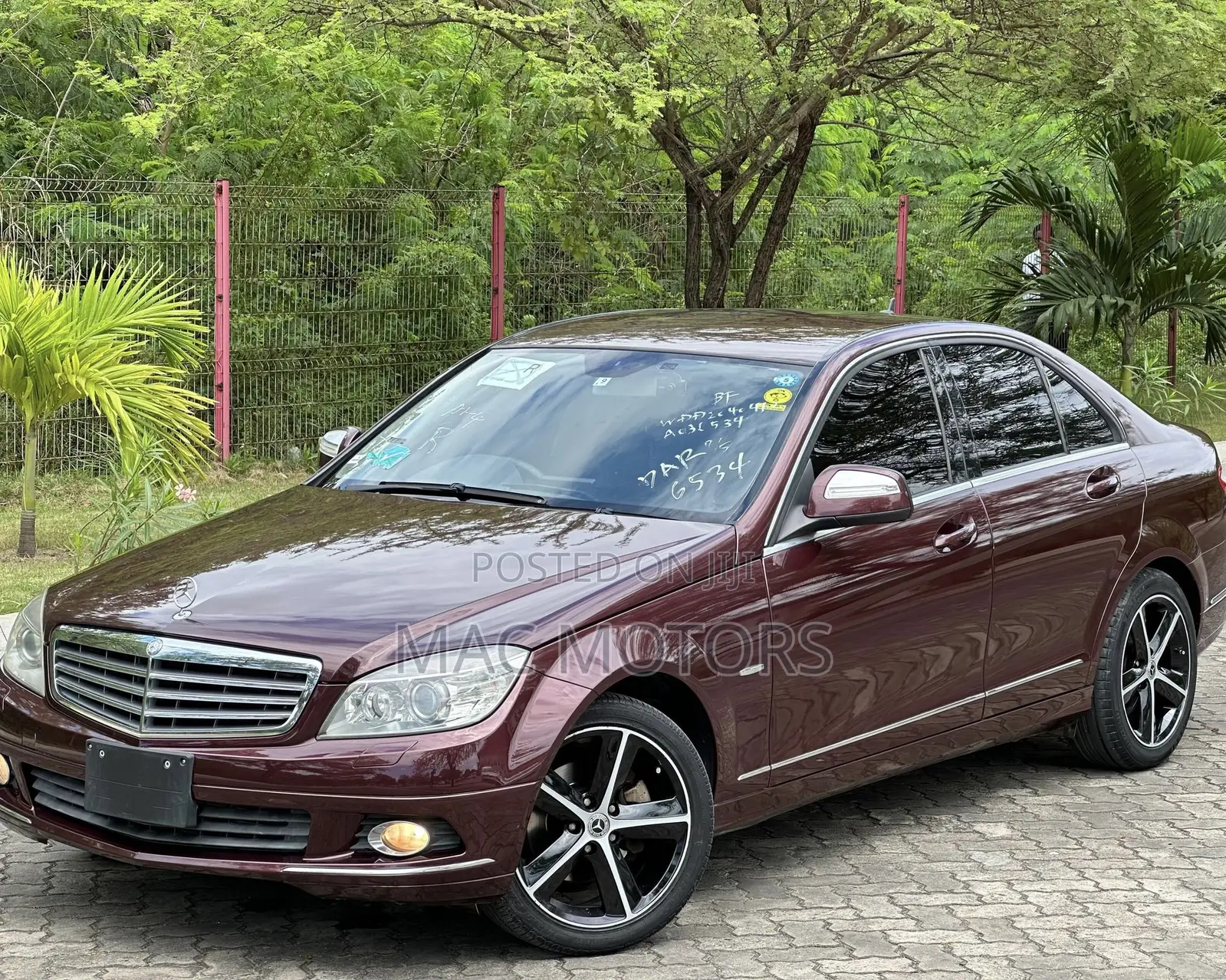 Mercedes-Benz C200 2007 Burgundy