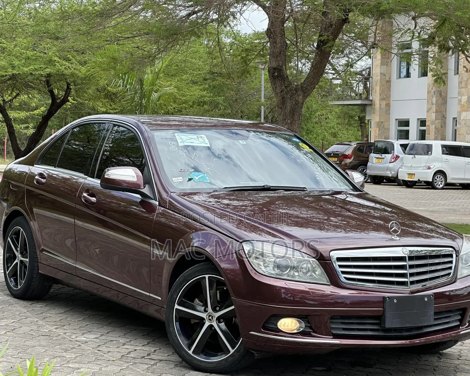 Mercedes-Benz C200 2007 Burgundy