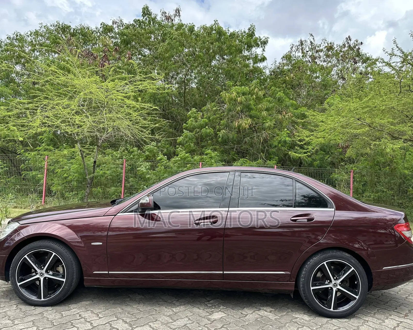 Mercedes-Benz C200 2007 Burgundy