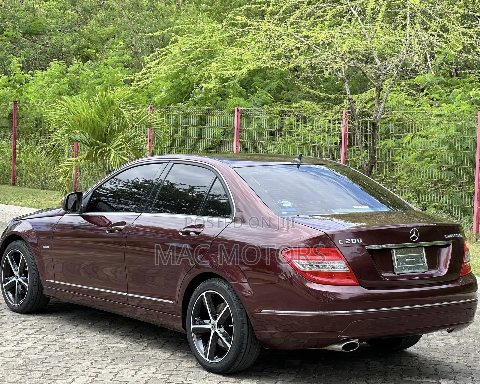 Mercedes-Benz C200 2007 Burgundy