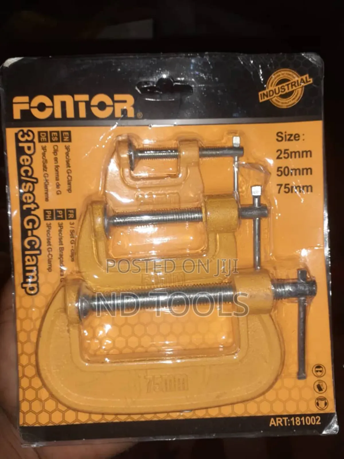 3 PCS G Clamp Set
