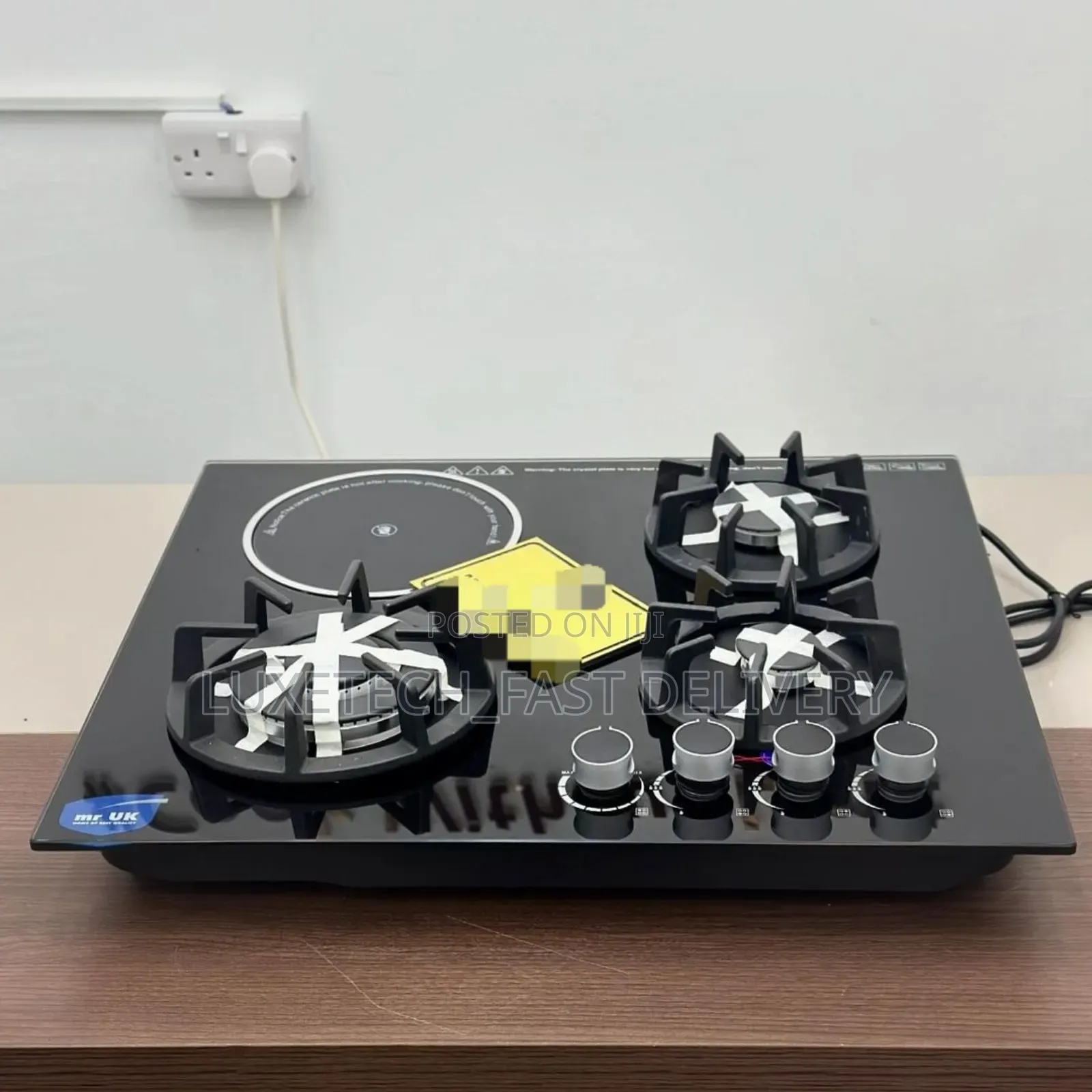 Mr UK Gas Hob 3 Gas 1 Electric ( Table Top)