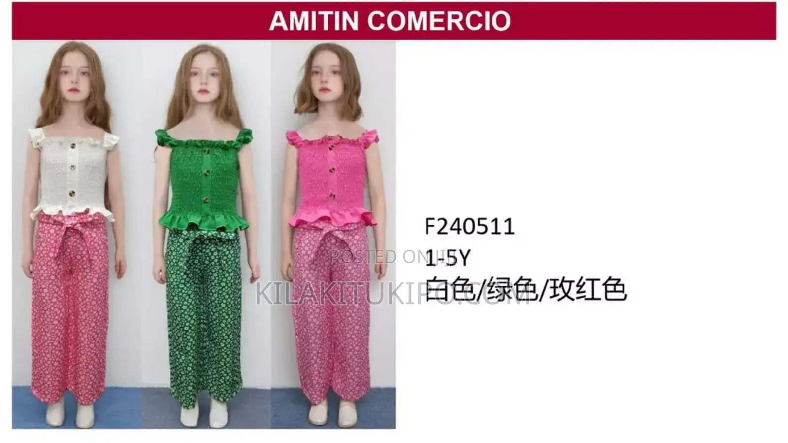 Off Neck Blouse Trouser Full Set