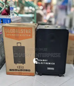 GLOBAL-STAR Rechargeable Professional Audio Speaker With Mic