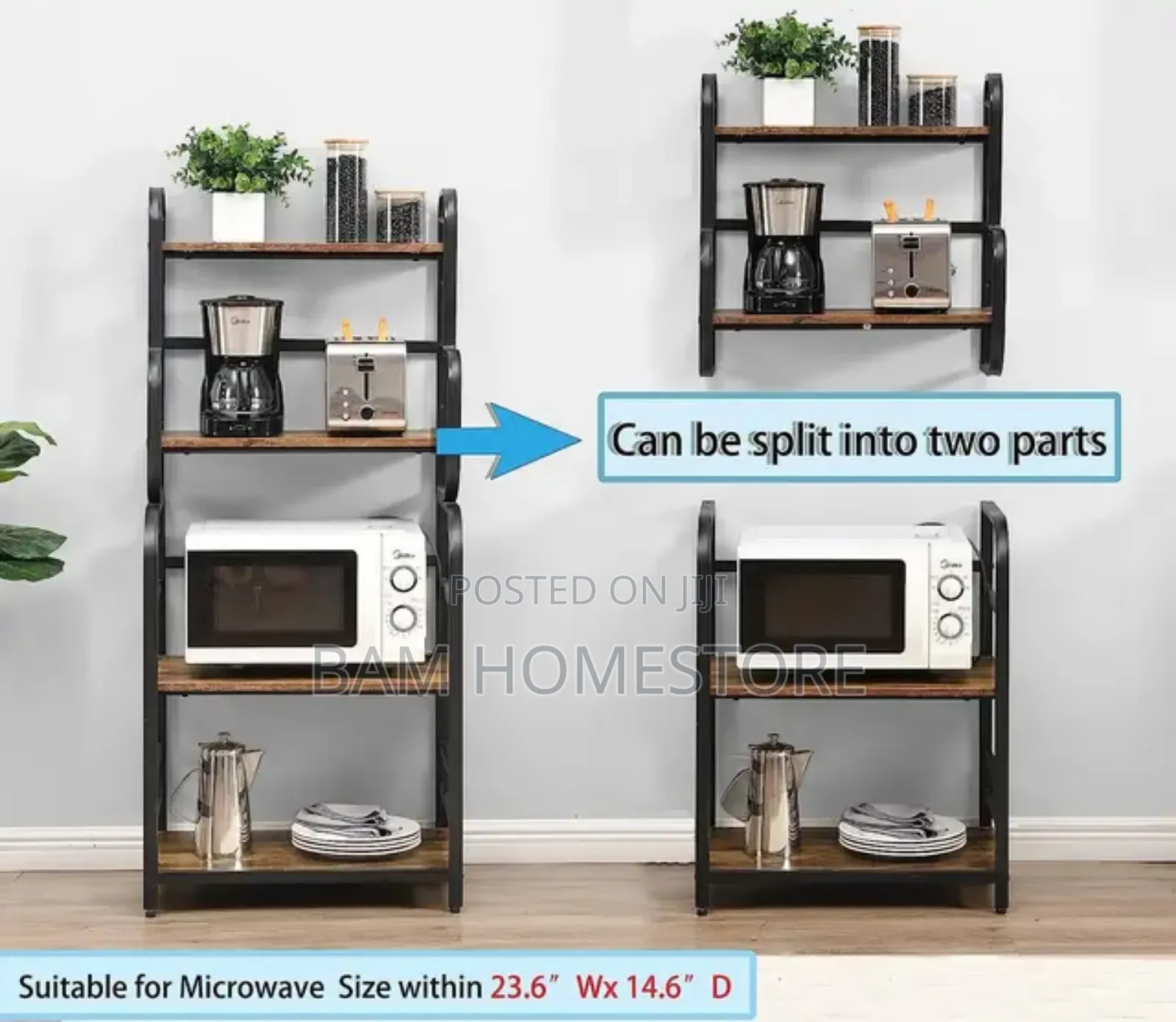Metal 4 Tier Kitchen Racks