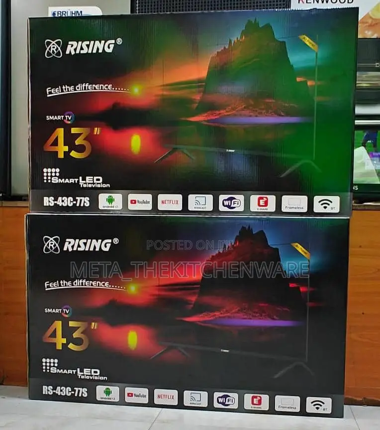 Rising Frameless Smart TV 43inch
