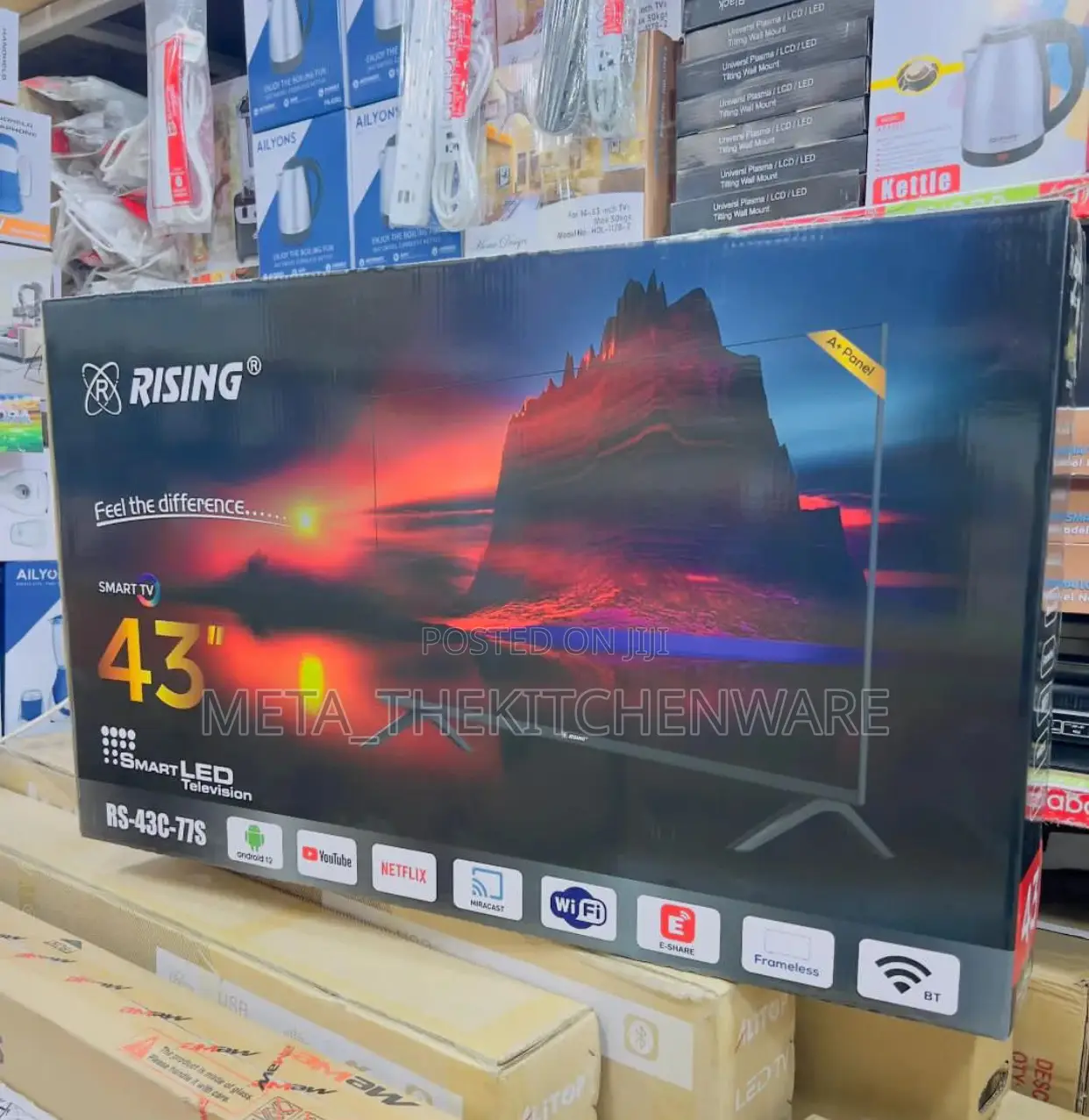 Rising Frameless Smart TV 43inch