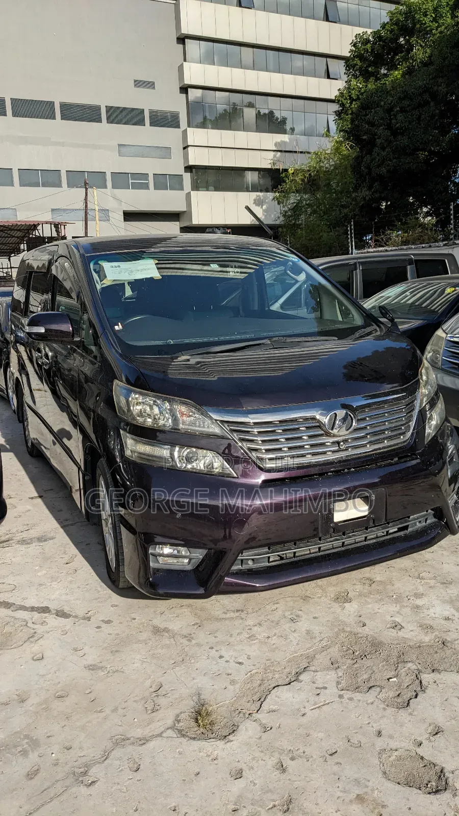 Toyota Vellfire 2009 Purple