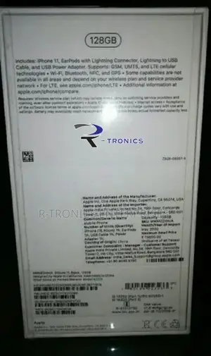 New Apple iPhone 11 64 GB Black