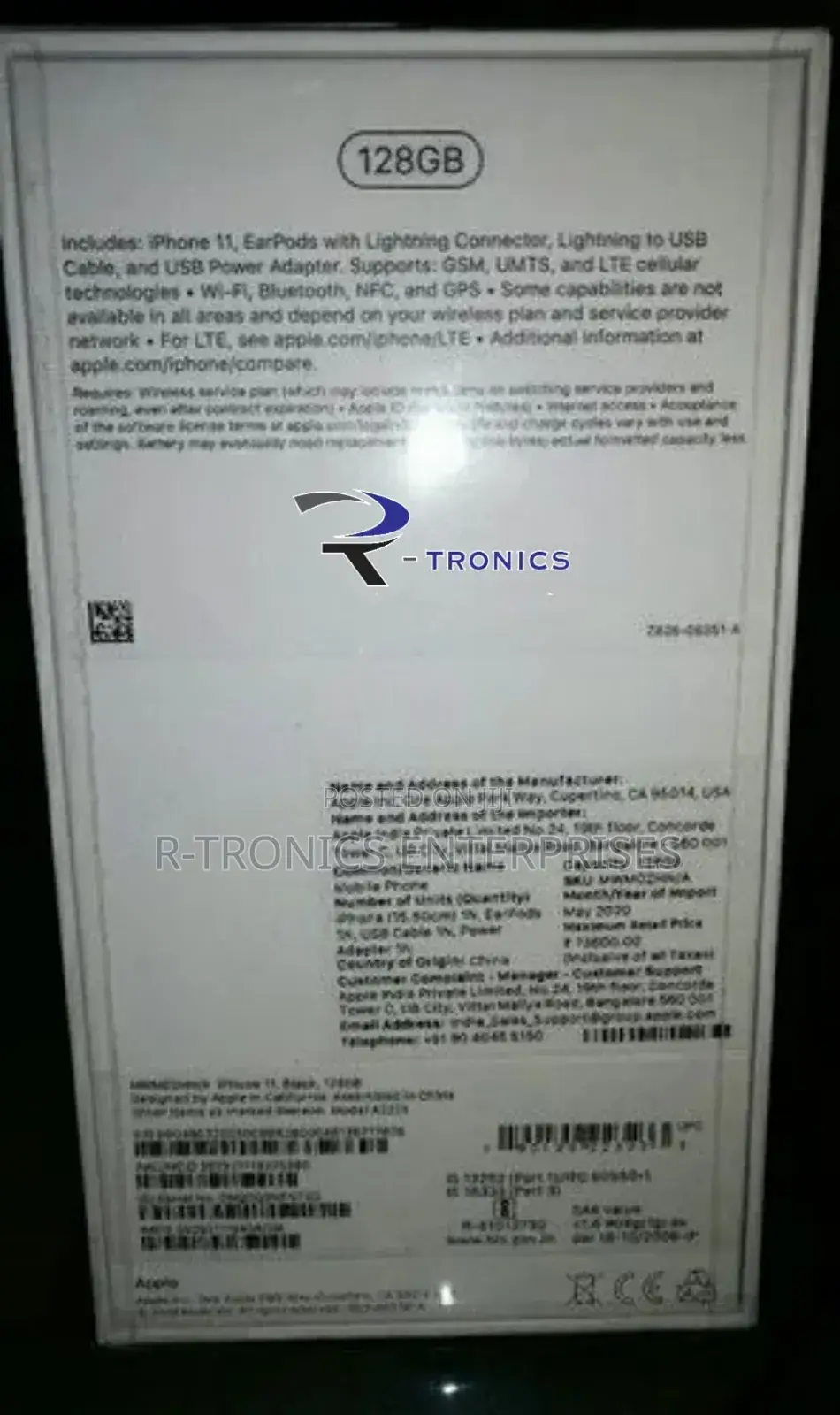 New Apple iPhone 11 64 GB Black