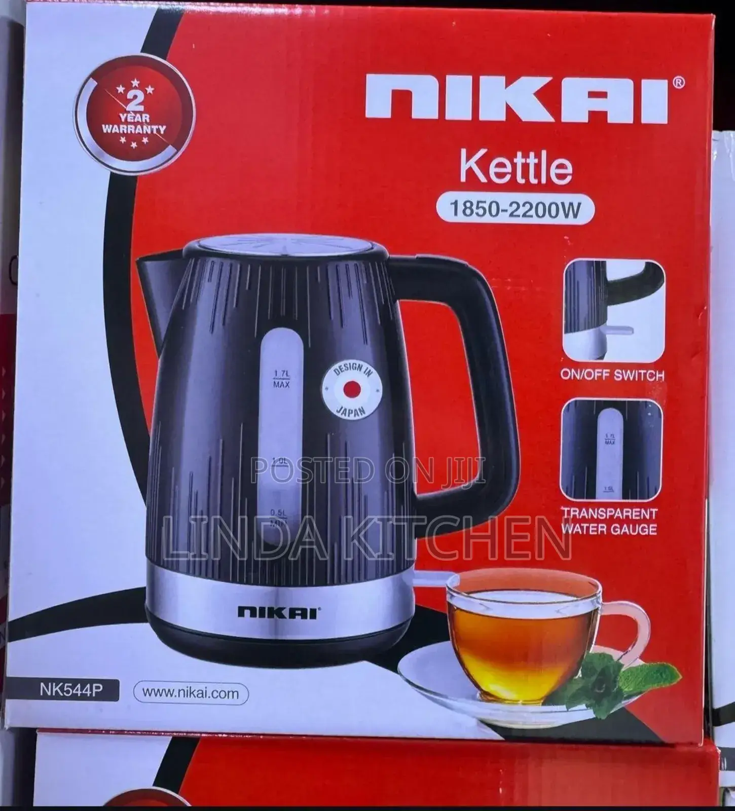 Nikai Kettle 1.7lts