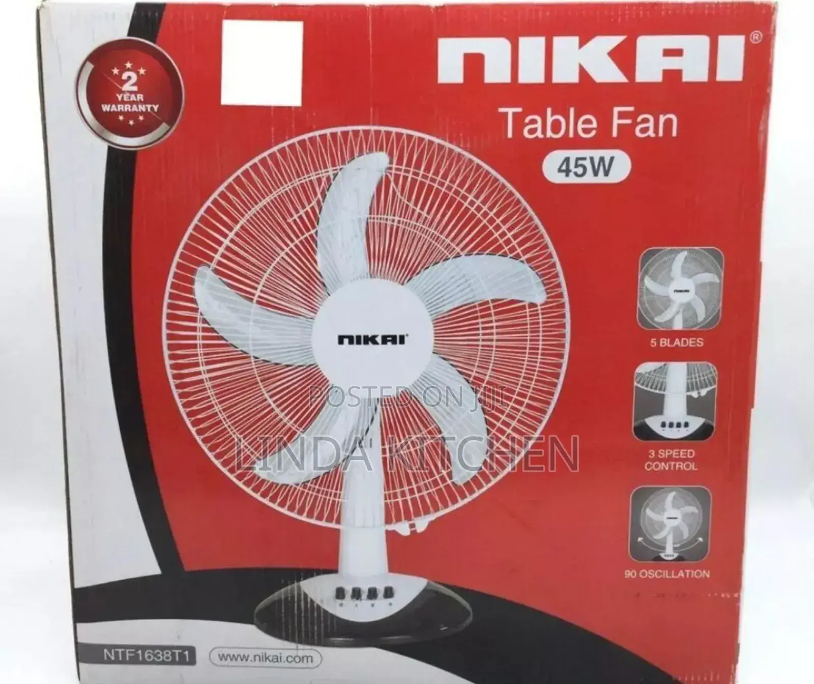 Nikai Table Fan 45W
