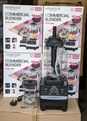 Heavy Duty Blander KENWOOD 2L Black Colour (2 IN 1) 5500W