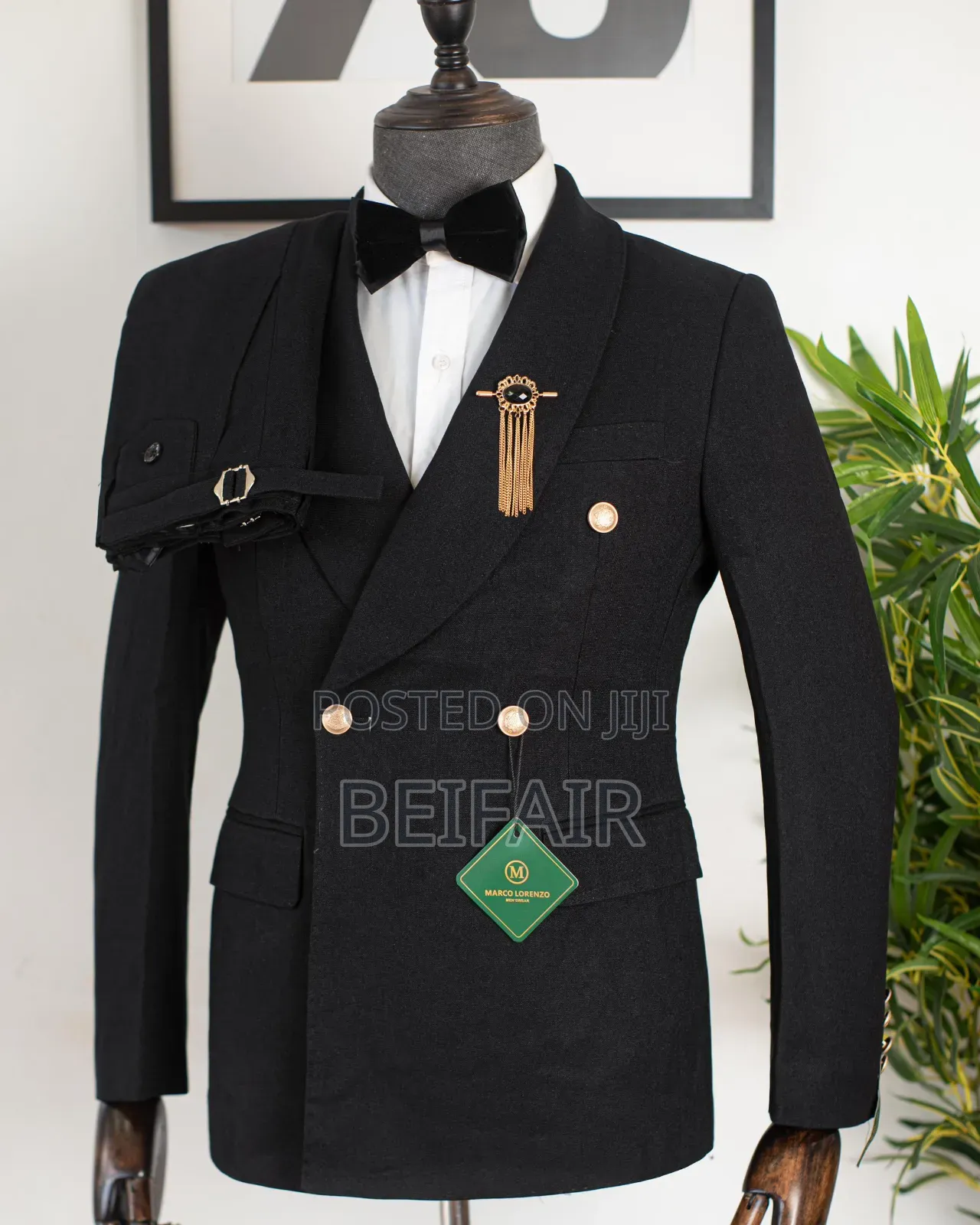 Suti Za Kiume | Double Breasted Mens Suits | Four Buttons
