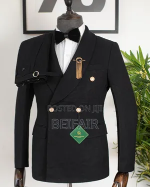 Suti Za Kiume | Double Breasted Mens Suits | Four Buttons
