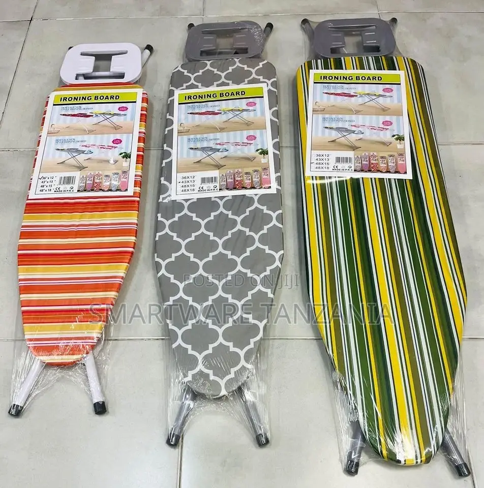 Folding Ironing Stand With Jumbo Iron Rest Heavy Metal Legs