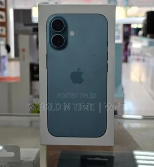 New Apple iPhone 16 128 GB Blue