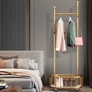 Metal Clothing Rack With Wheel