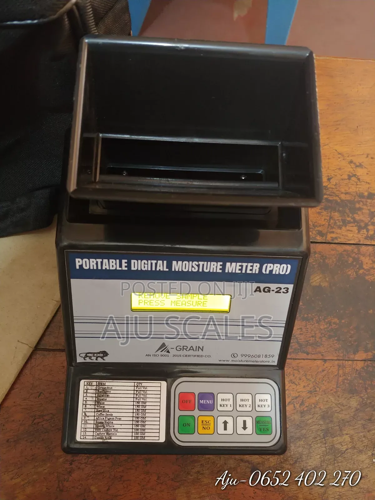 Grain Moisture Meter