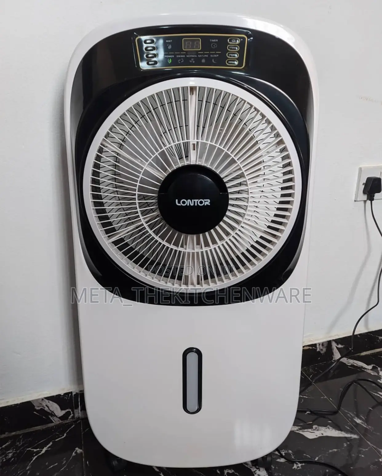 Lontor Rechargeable Mist Air Cooler 2.5L With Remote Control
