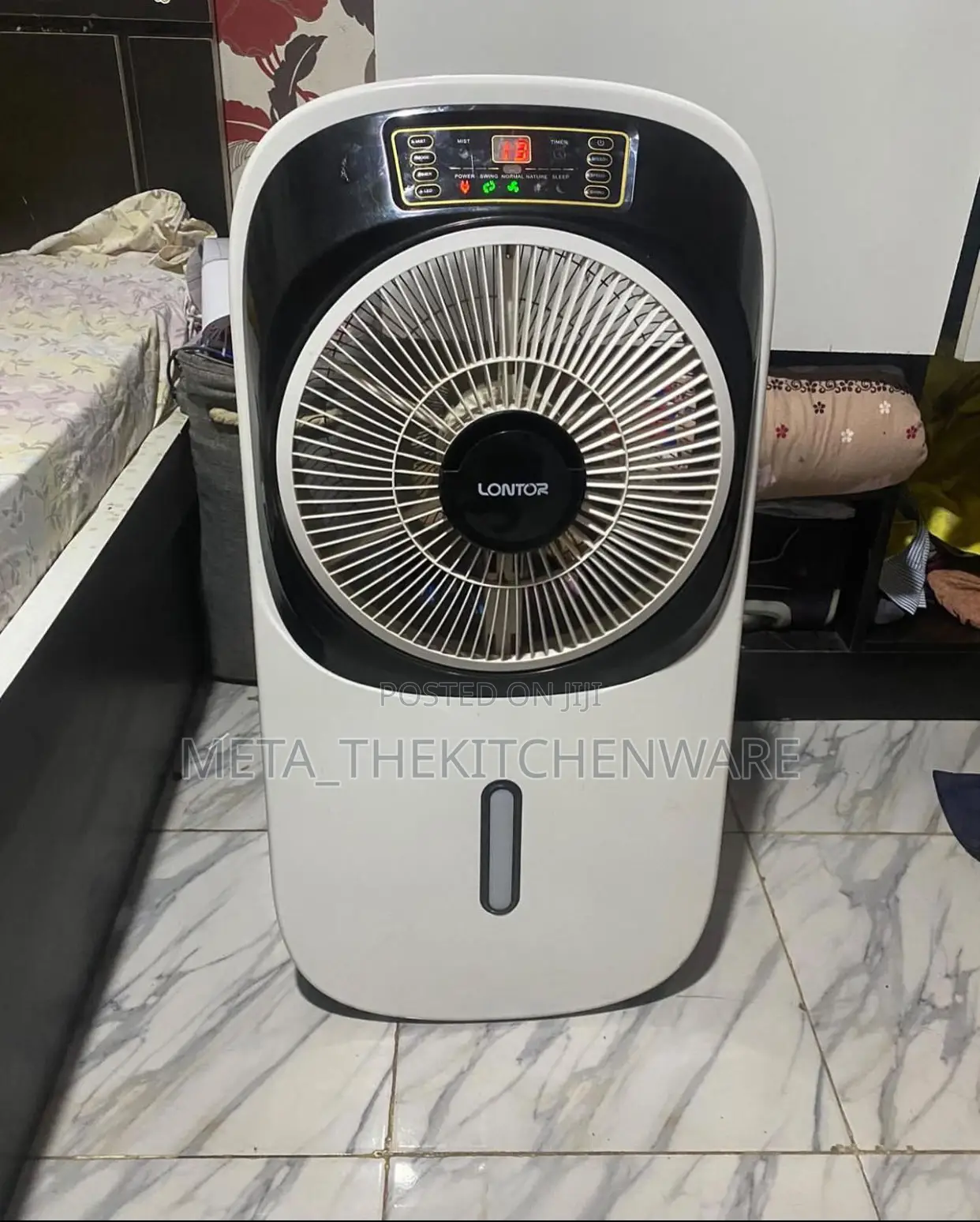 Lontor Rechargeable Mist Air Cooler 2.5L With Remote Control