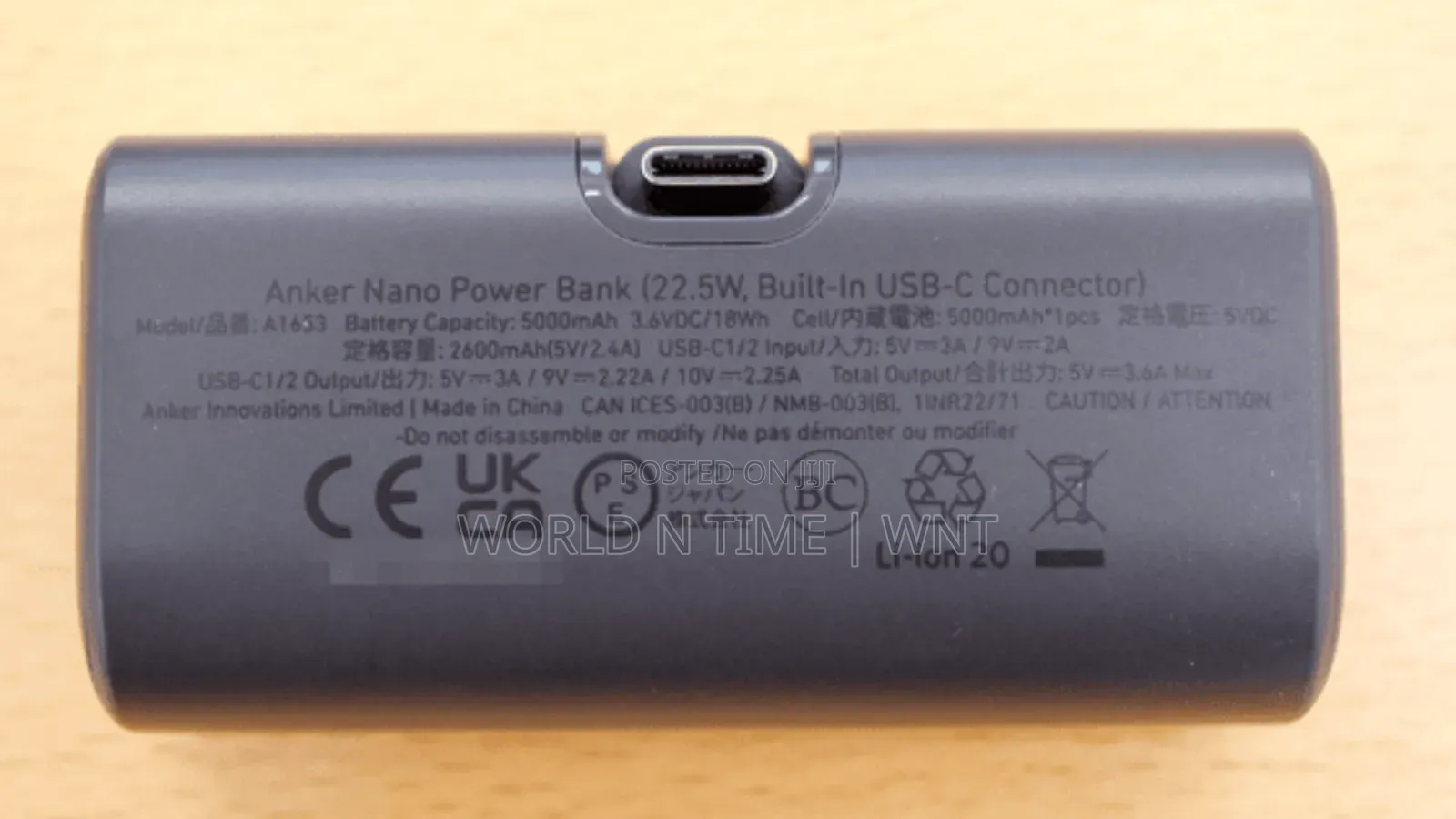 Anker Powerbank A1653H11 Nano 5000mah Battery 22.5w