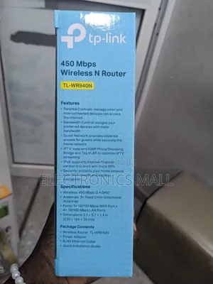 Tp-Link TL-WR940N 450 MBPS Wireless N Router