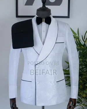 Suti Za Kiume | Men's Suits | White Suit