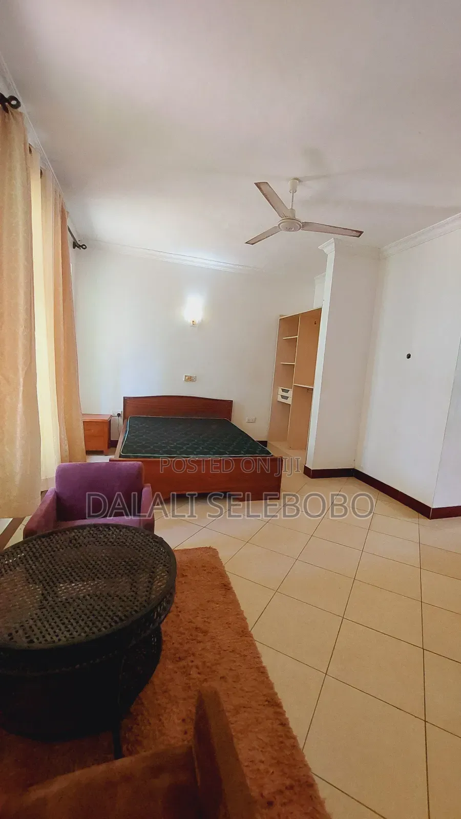 Furnished Studio Apartment in Bahar Beach, Kinondoni for rent