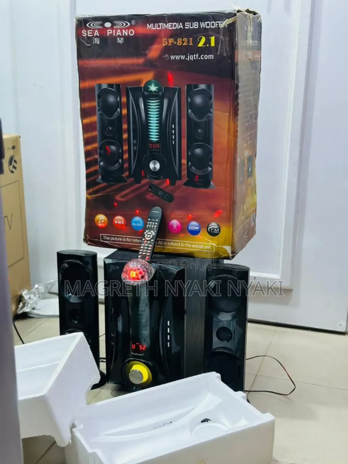 SEAPIANO RADIO Spika Mbili Support Bluetooth