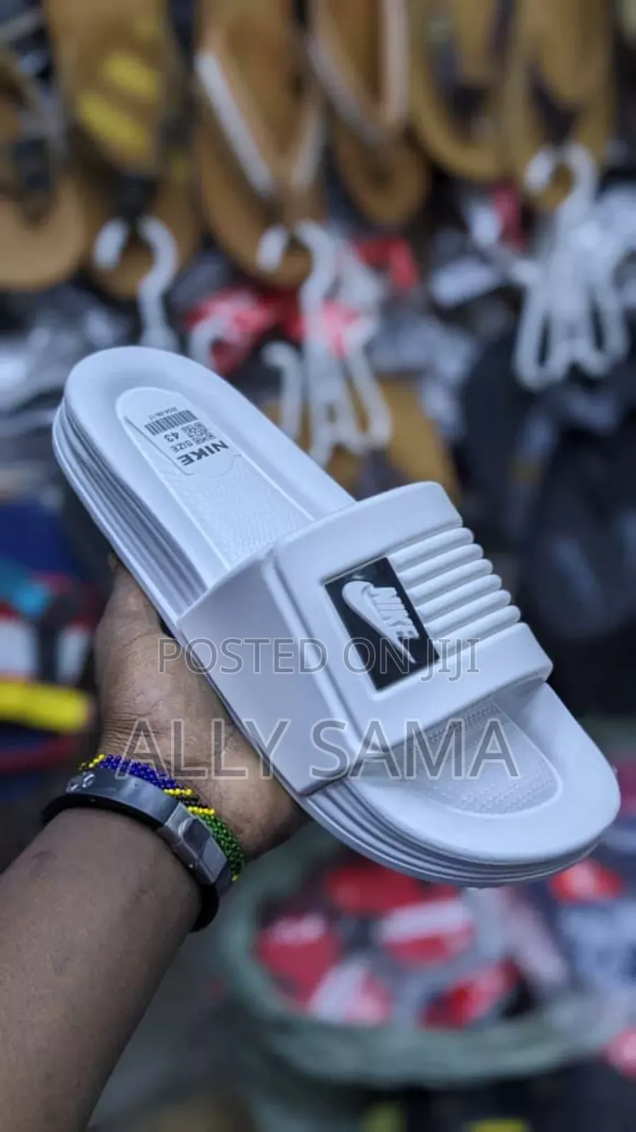 Mens Sandals NIKE Material Rubber