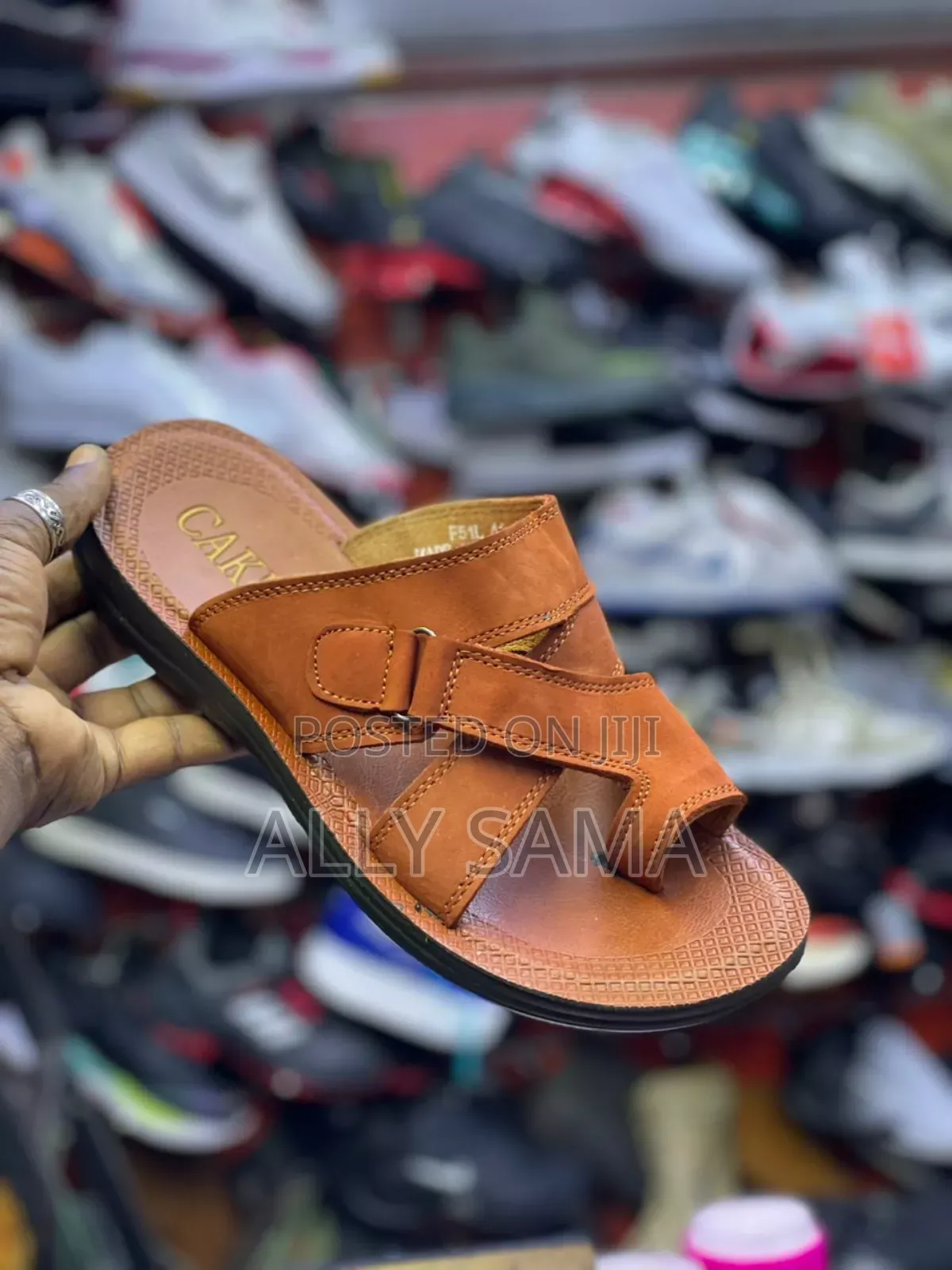 Mens Sandals Cakki Brown Original