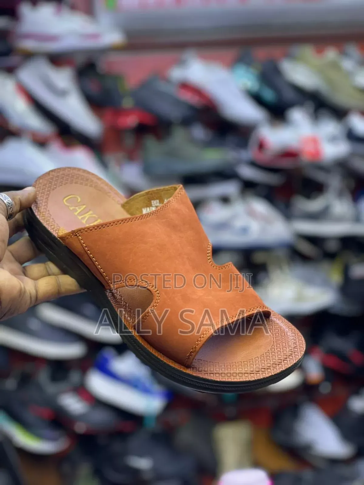 Mens Sandals Cakki Brown Original