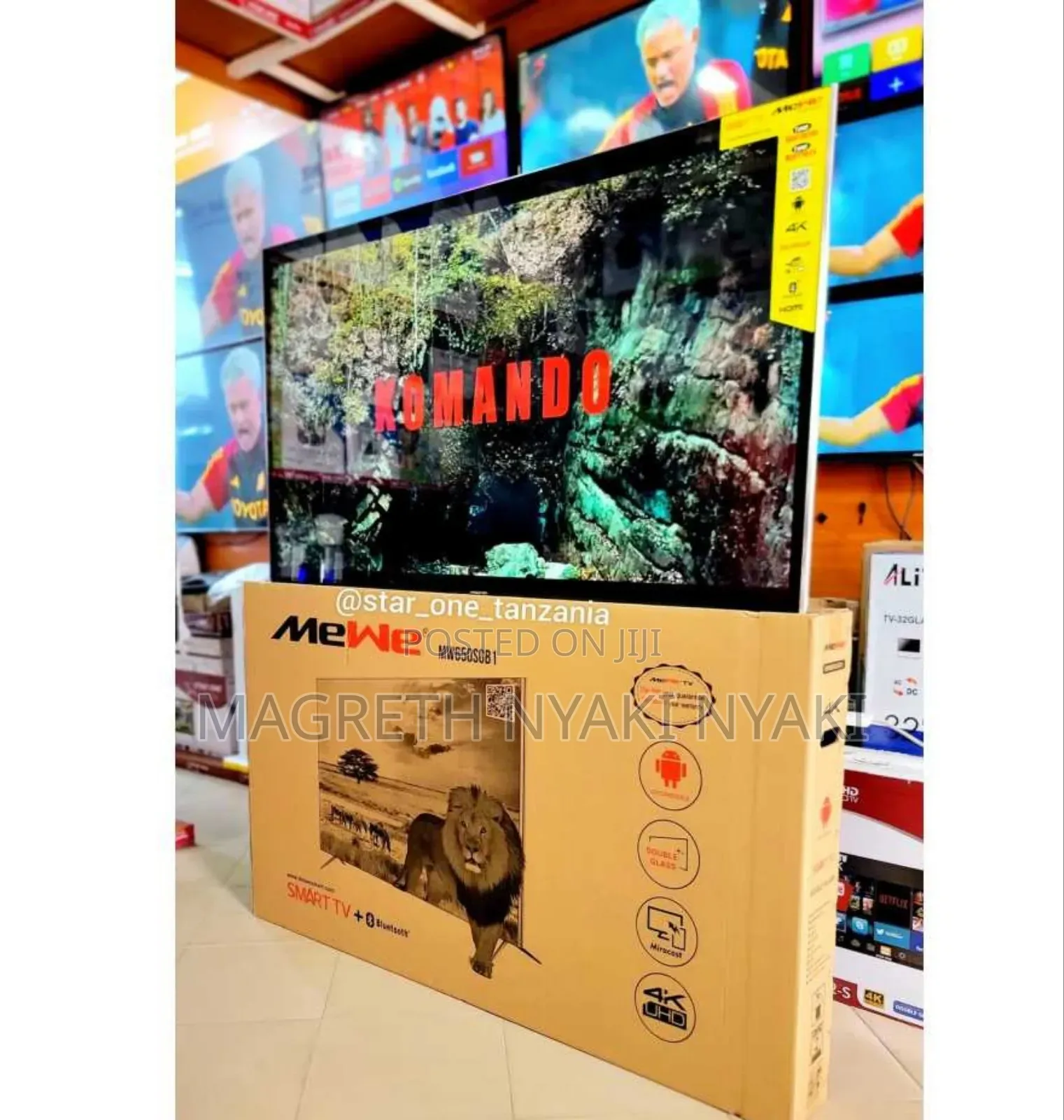 Mewe Tv Nchi 65 Smart Uhd Frameless