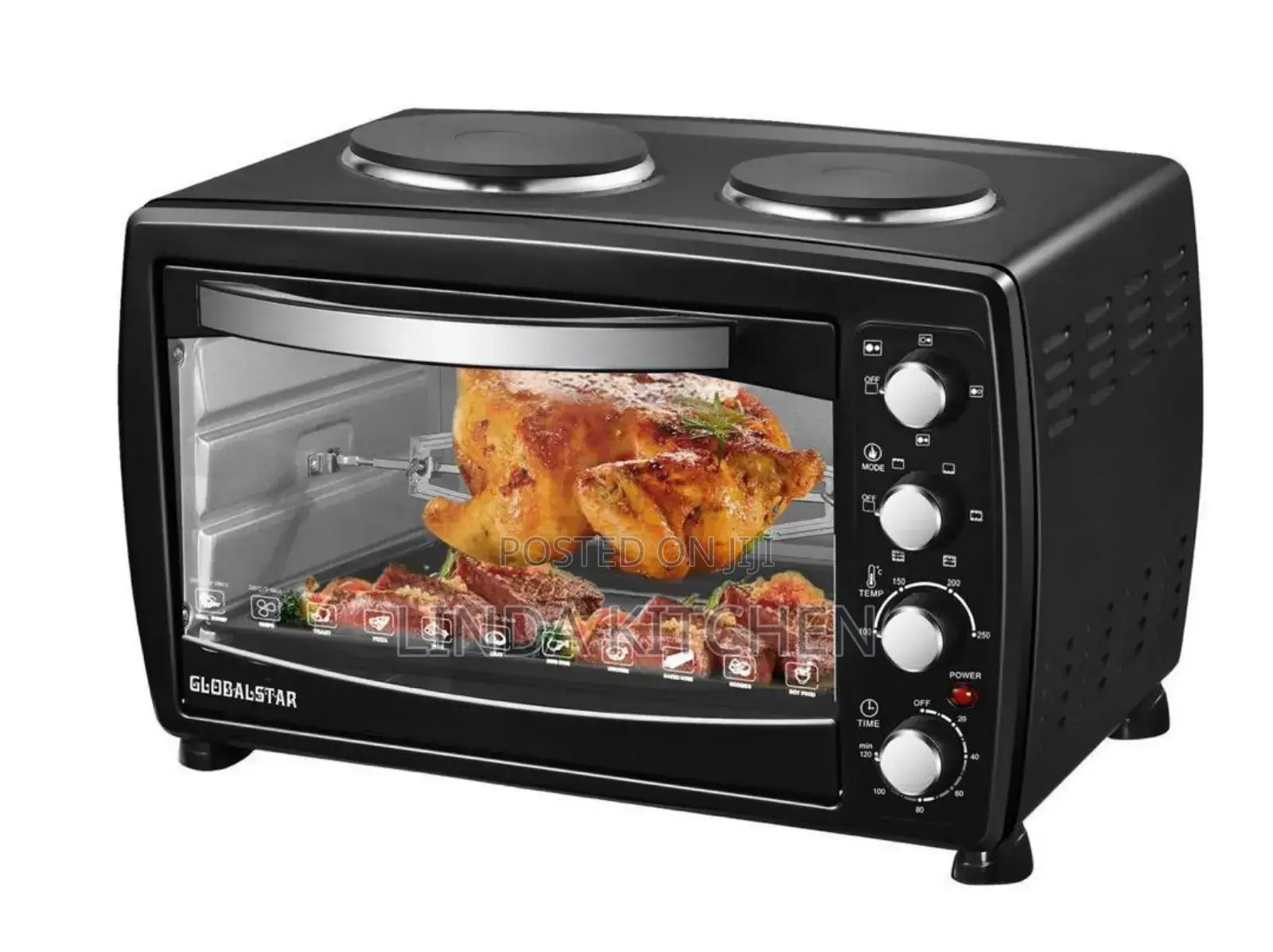 Globalstar Electric Oven 48lts With 2plates