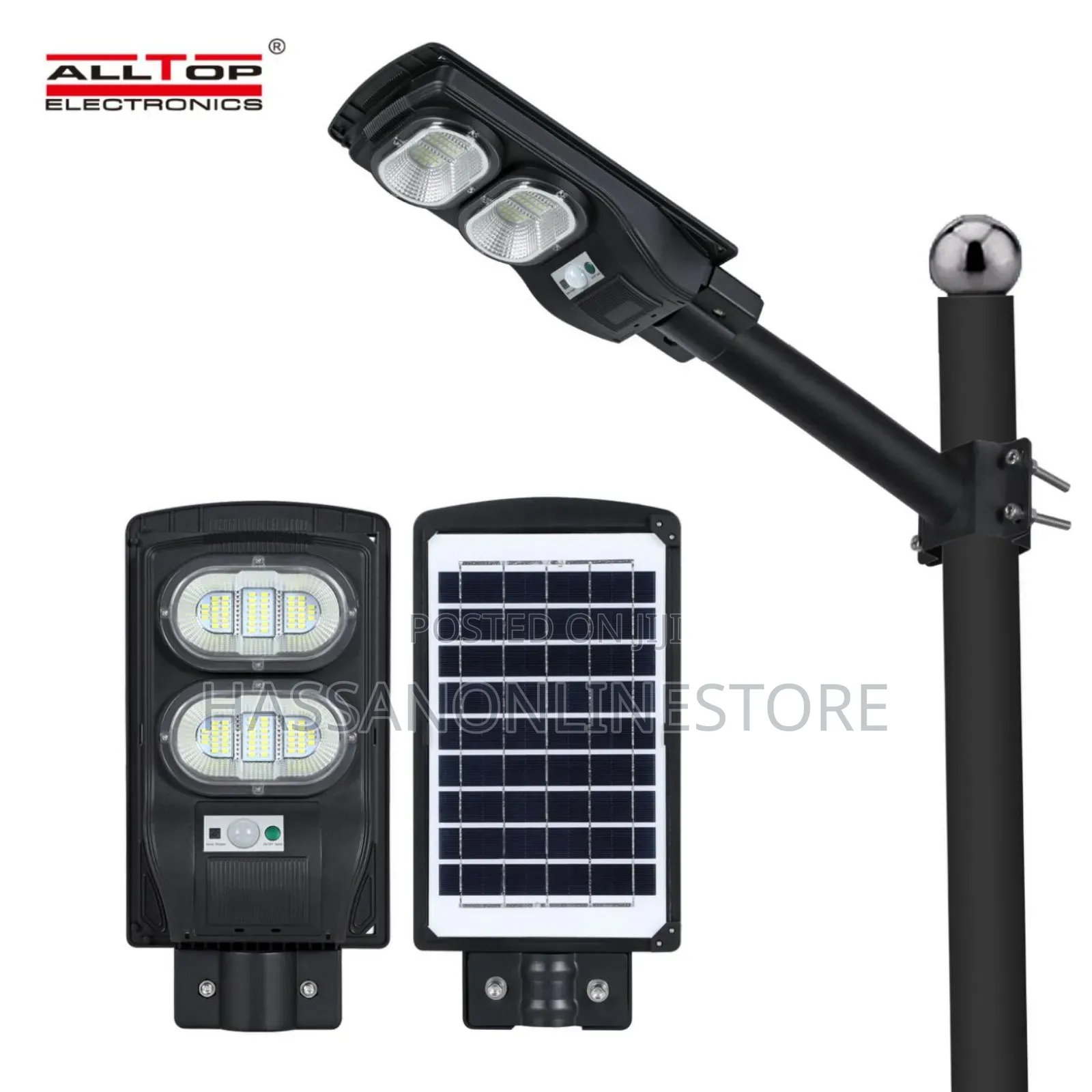 Alltop 100W Solar LED Street Light (Including a Light Arm)