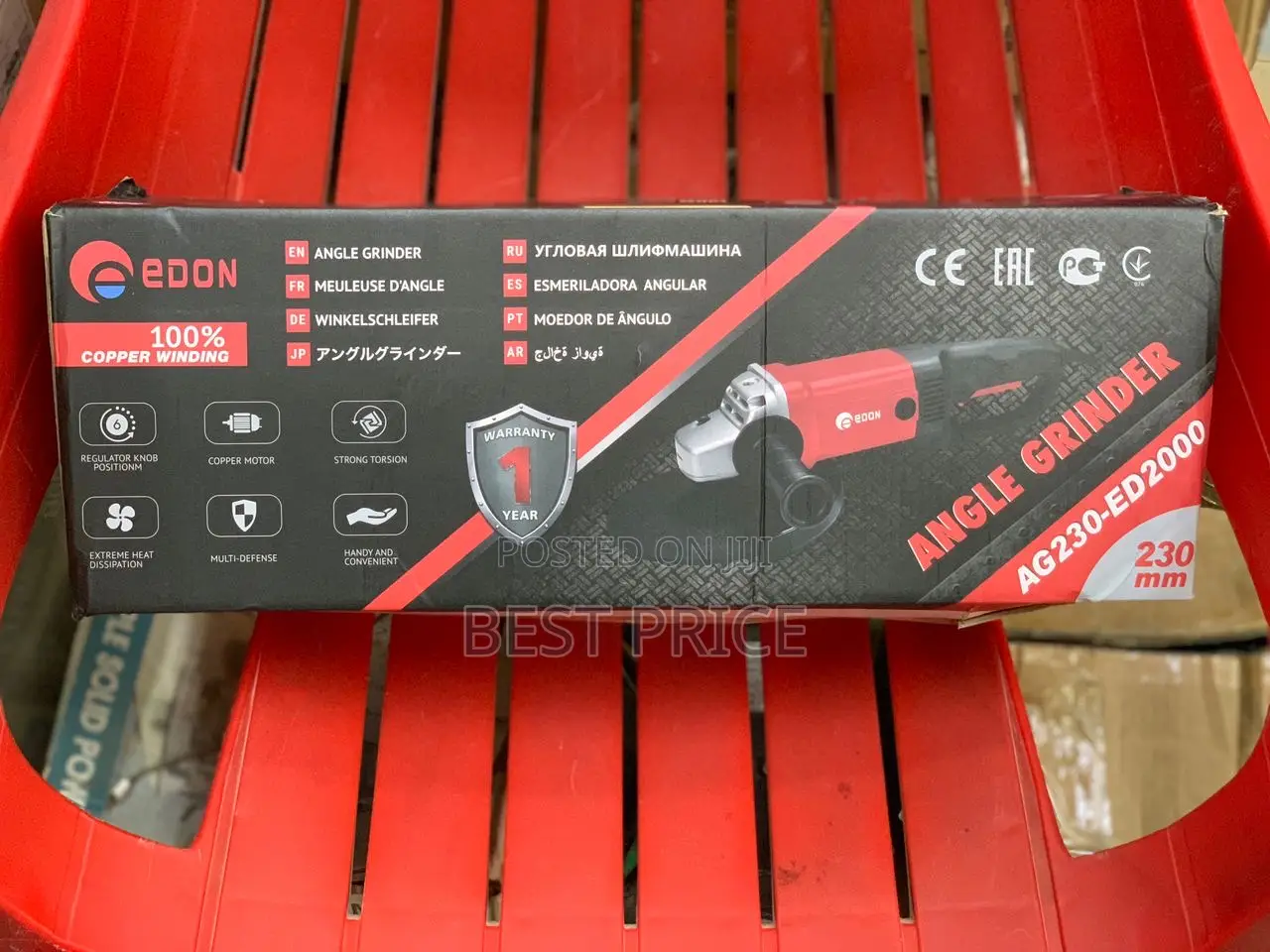 Edon Angle Grinder AG230-ED200 9inch 230mm