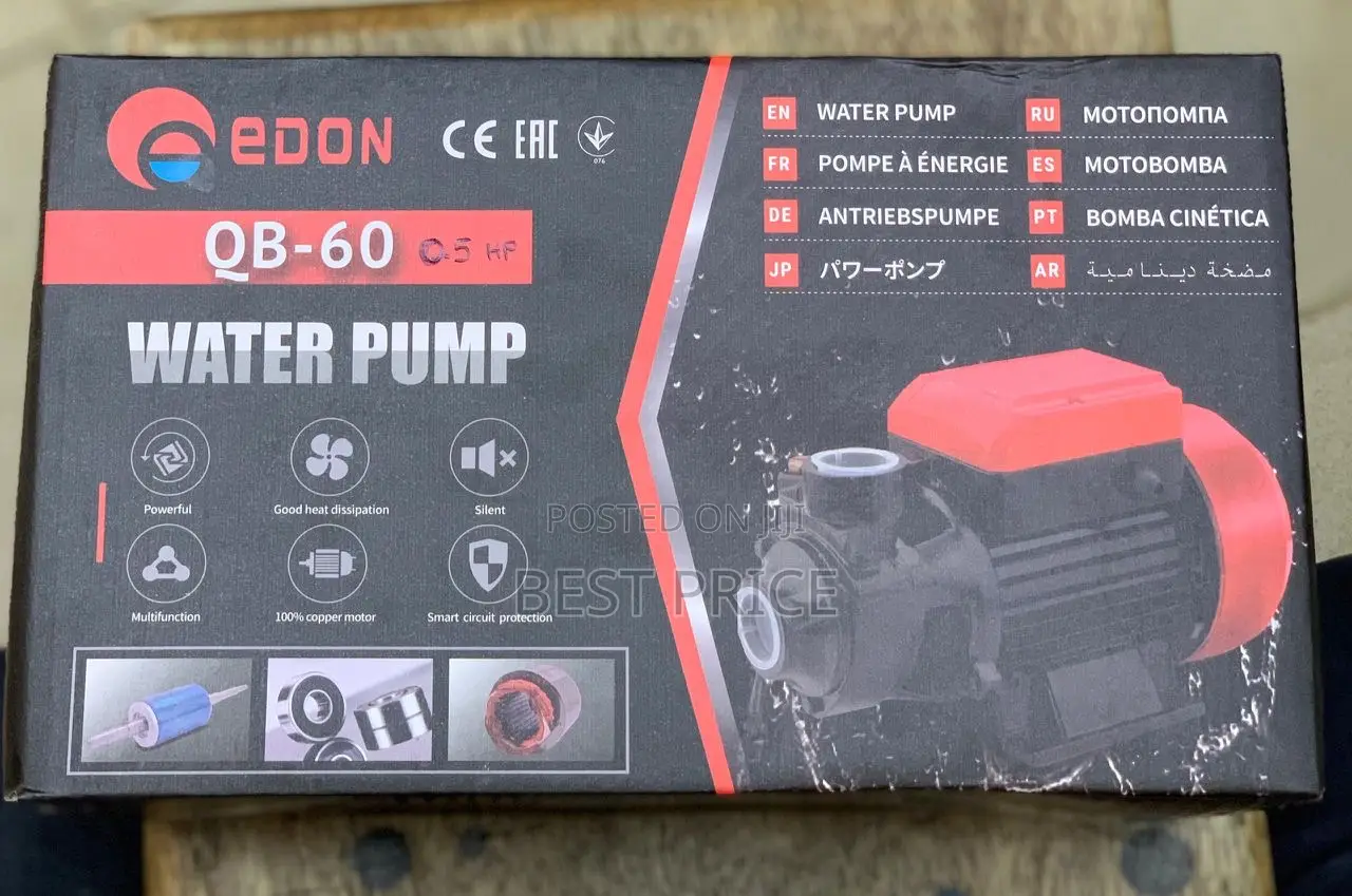 Edon Water Pumb Qb-60 0.5hp