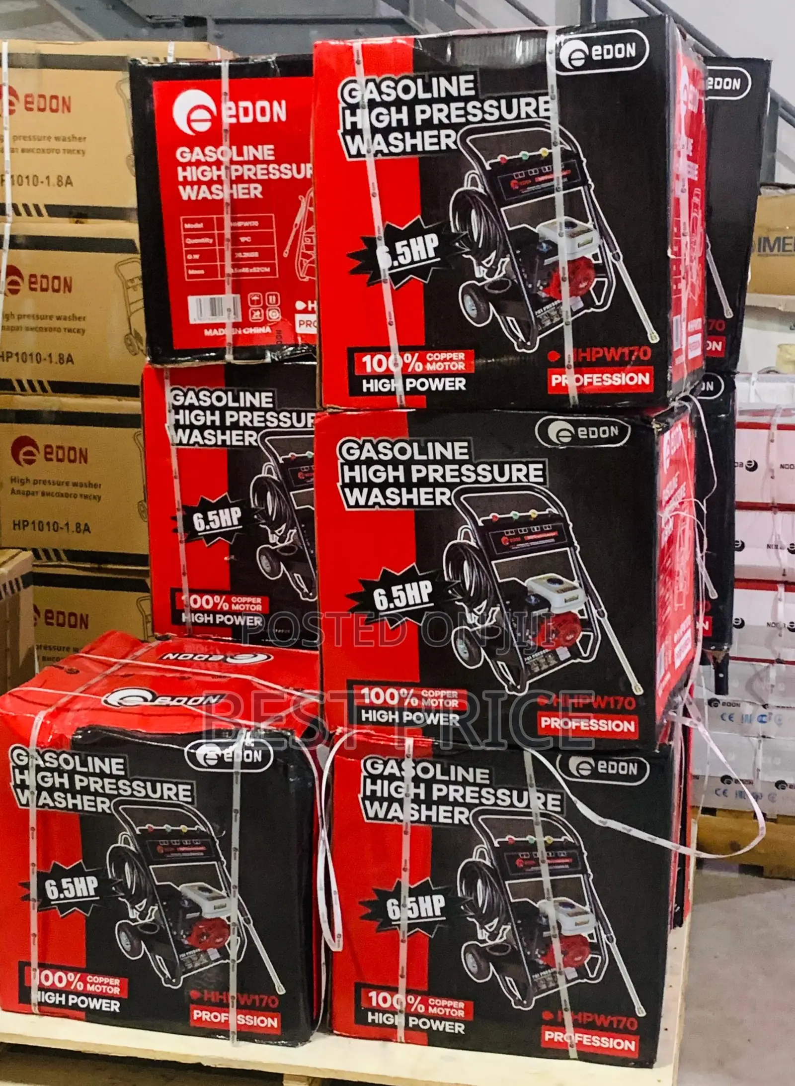 Edon Gasoline High Pressure Washer 6.5hp -Hhpwi70