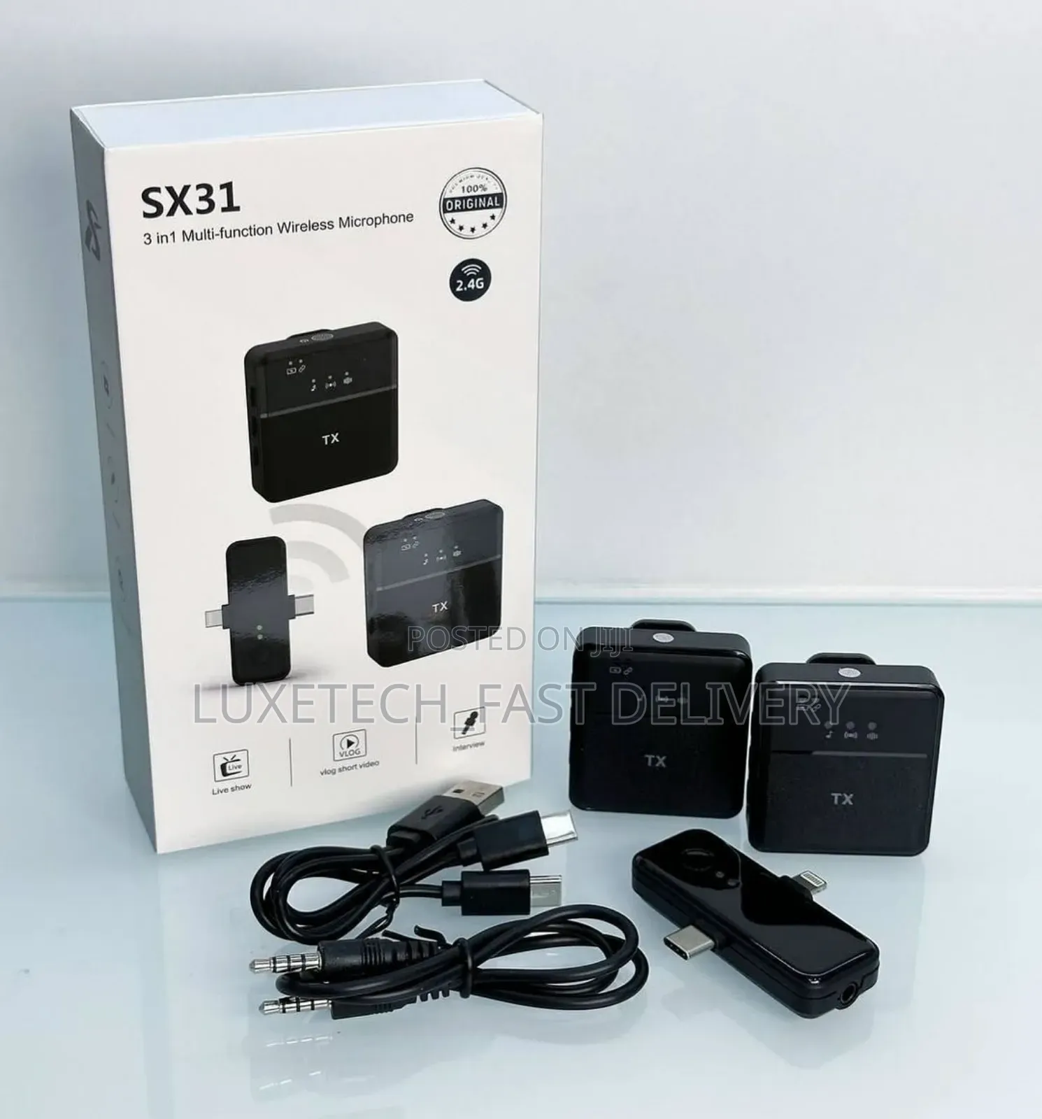 Sx31 3-in-1 Multi-Function Wireless Mic