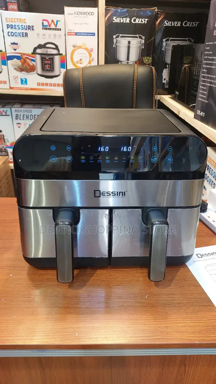 Dessin Double Airfryer 10l Silver