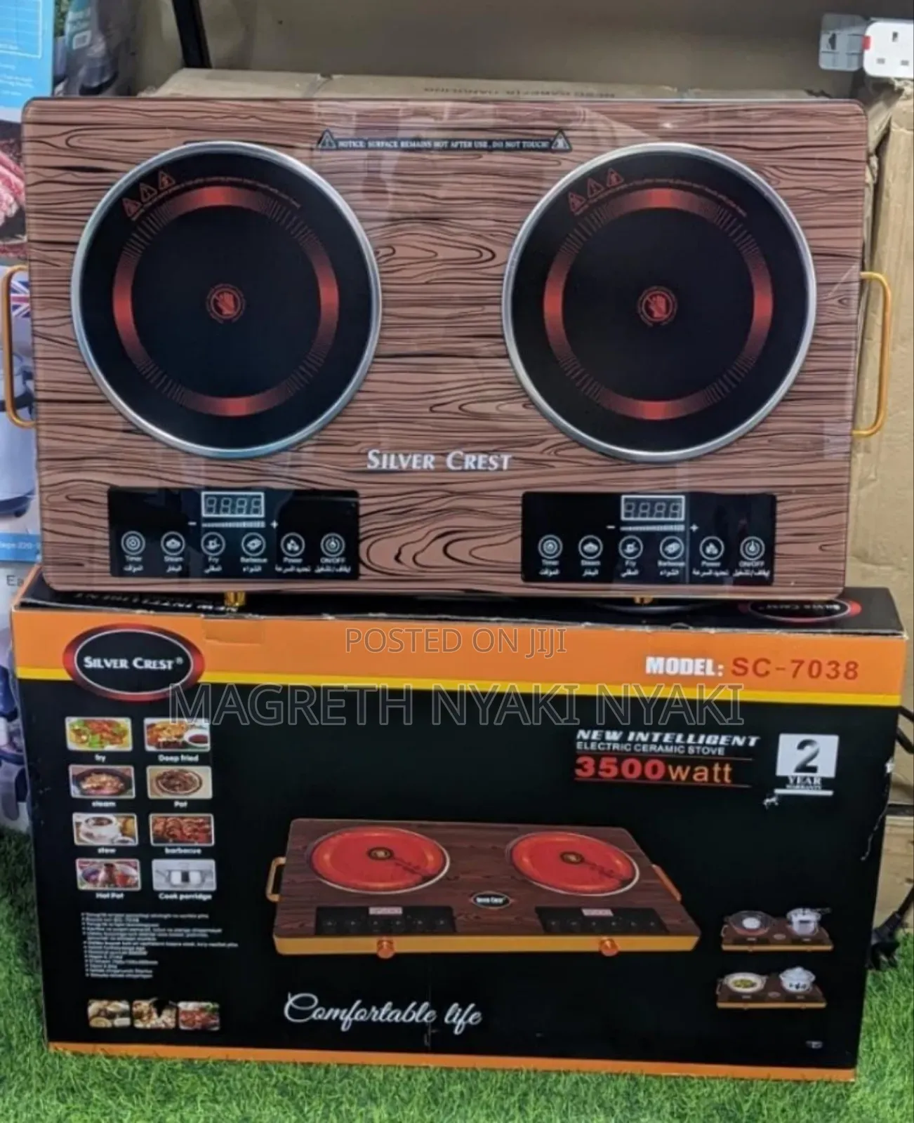 Electric Cooker SILVER CREST ( Double) 2 Plate( Infrared )