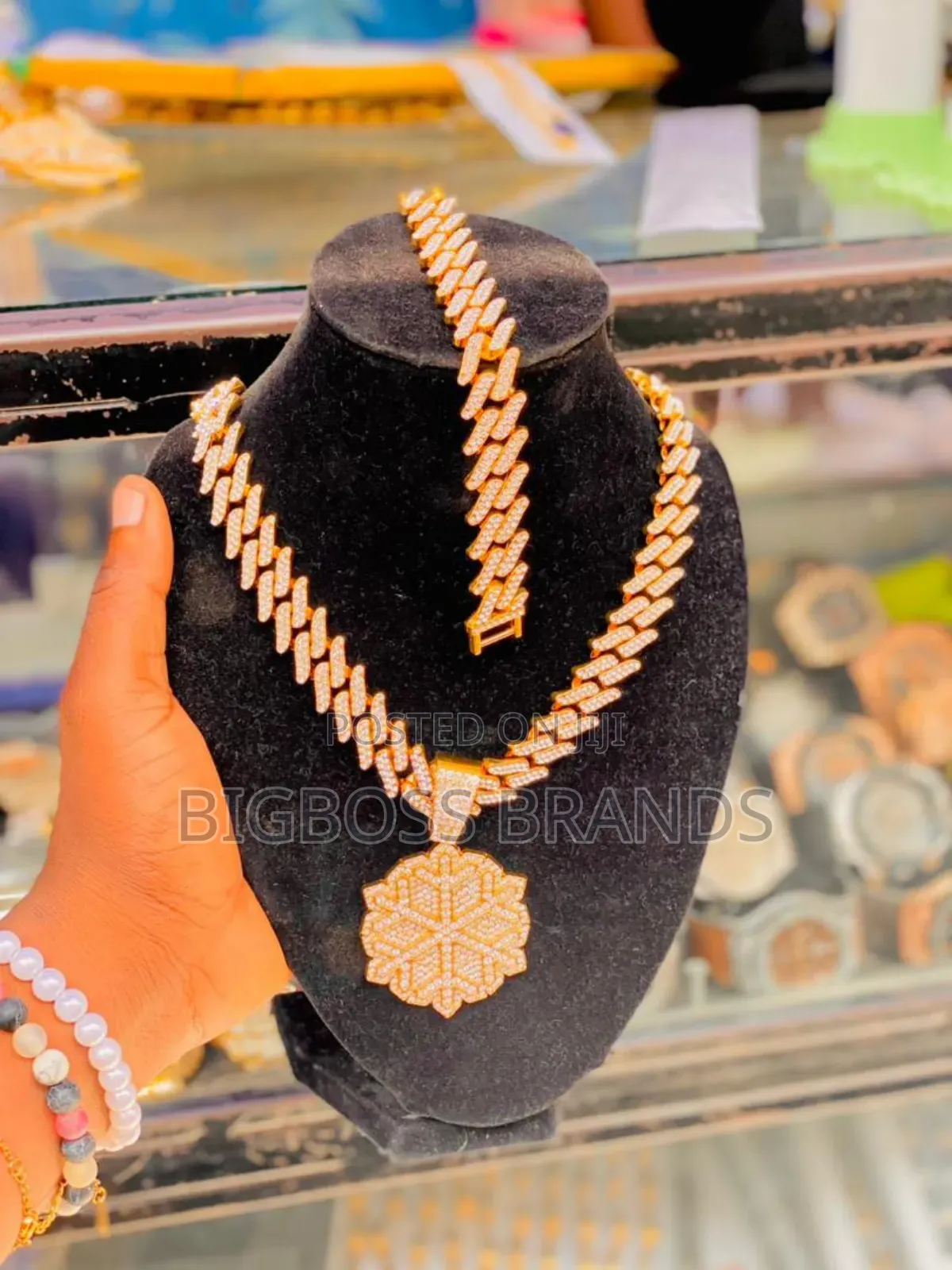 Ice Chain Set With Bracelet