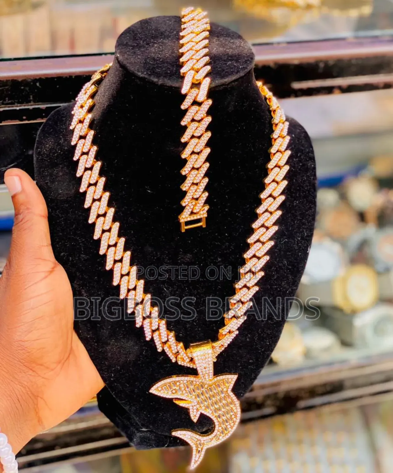 Ice Chain Set With Bracelet