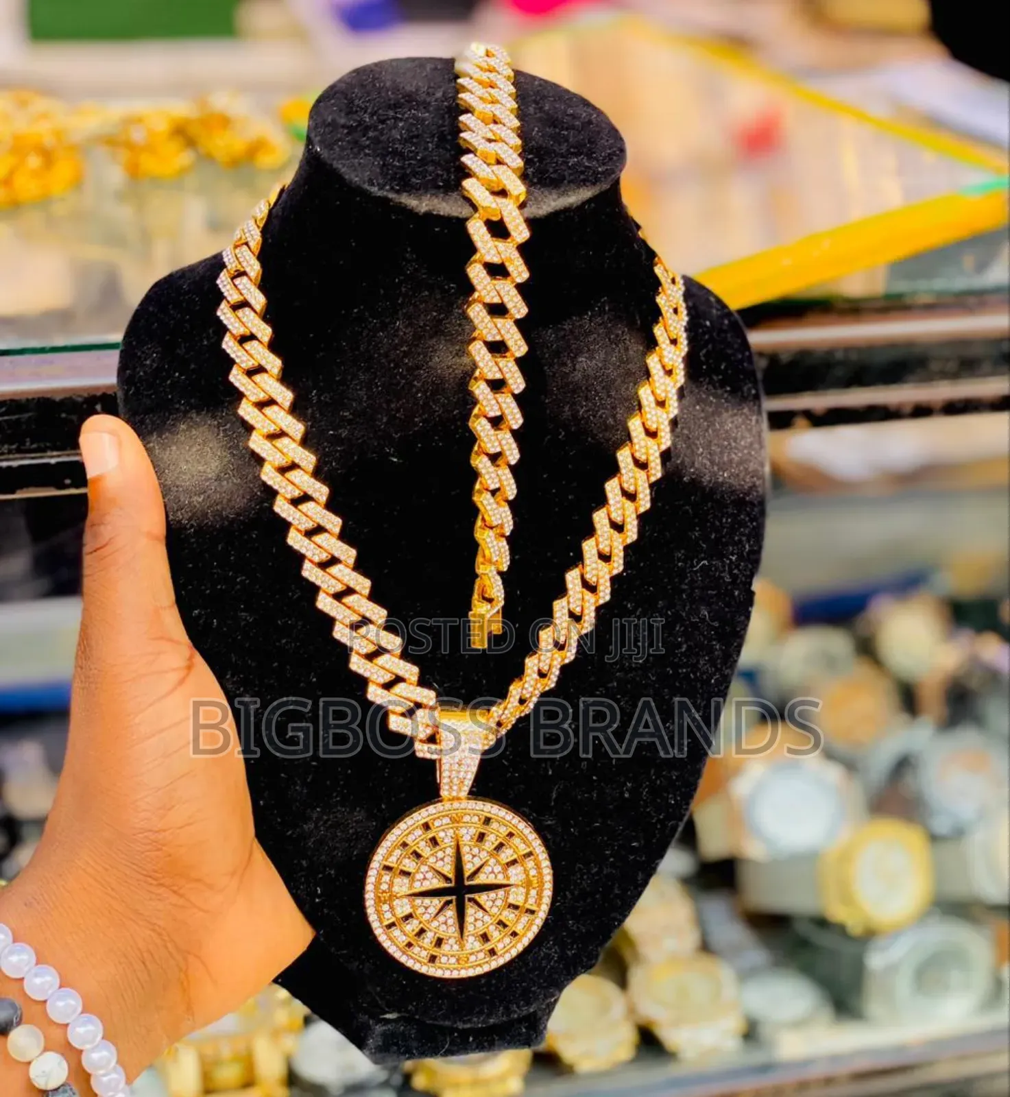 Ice Chain Set With Bracelet