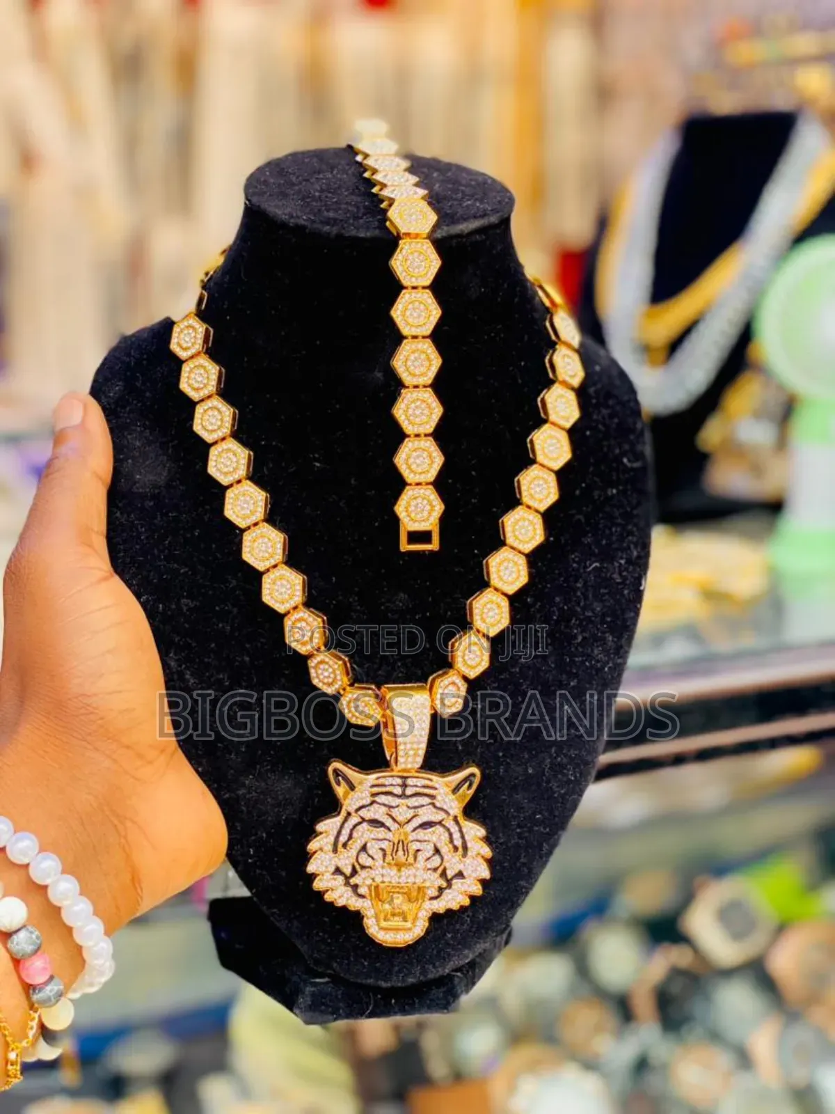 Ice Chain Set With Bracelet